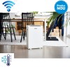Dezumidificator si incalzitor cu rotor Woods WDD90 Ionizare Control WiFi Capacitate 8 litri/zi 3 Trepte ventilator pentru temperaturi scazute suprafata 60 mp